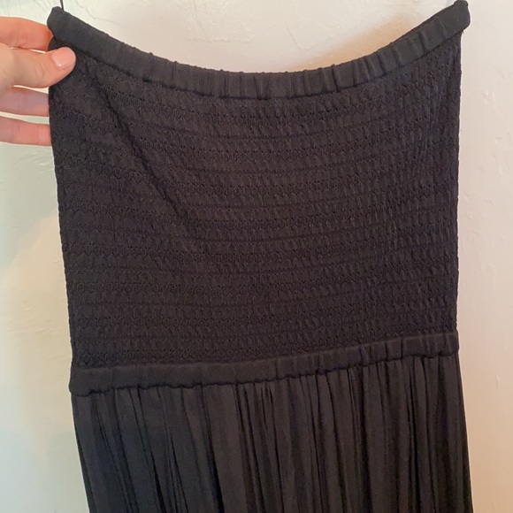 Black Elizabeth and James Strapless Maxi - Picture 4 of 4